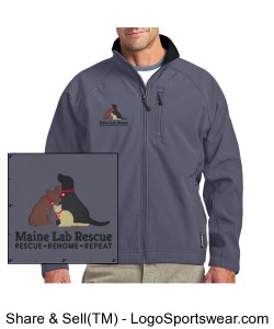 Landway Men's Matrix Soft-Shell Bonded Jacket Design Zoom